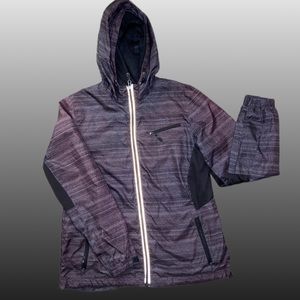 New Balance Charcoal Windbreaker Jacket